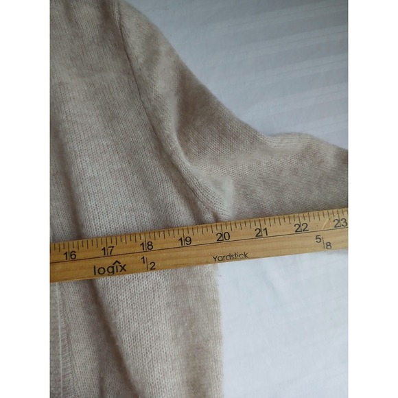 Antonio Melani Sweater Medium 100 Cashmere Cardigan Open Front Drapey Layers - Picture 7 of 14